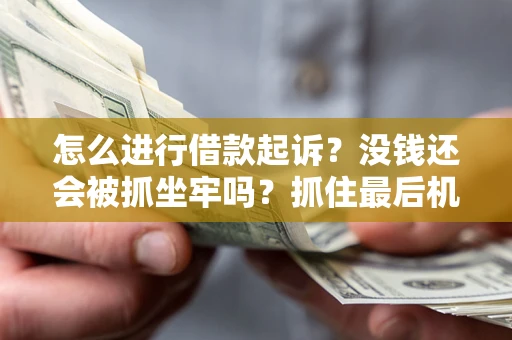 武汉怎么进行借款起诉？没钱还会被抓坐牢吗？抓住最后机会！