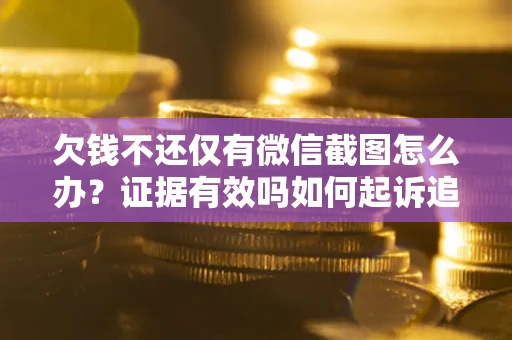 武汉欠钱不还仅有微信截图怎么办？证据有效吗如何起诉追回欠款？
