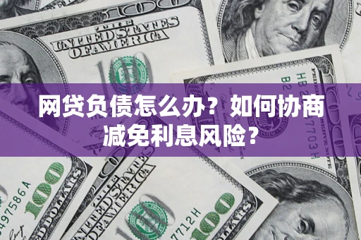武汉网贷负债怎么办？如何协商减免利息风险？