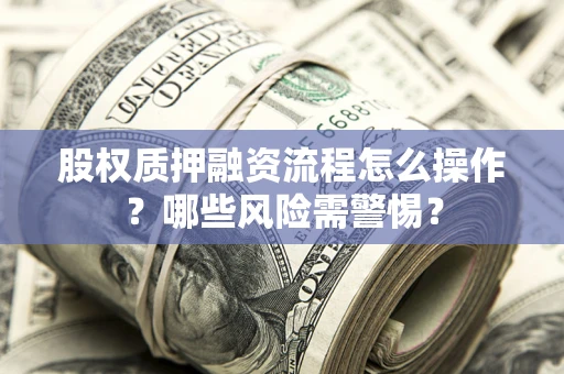 武汉股权质押融资流程怎么操作？哪些风险需警惕？