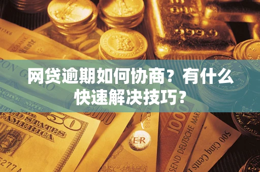 武汉网贷逾期如何协商？有什么快速解决技巧？