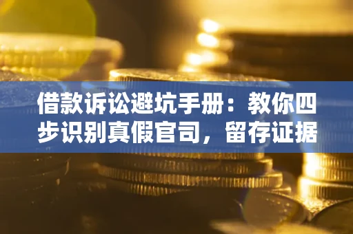 武汉借款诉讼避坑手册：教你四步识别真假官司，留存证据不踩雷