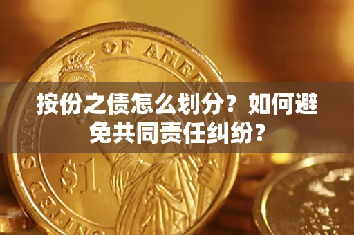 武汉按份之债怎么划分？如何避免共同责任纠纷？