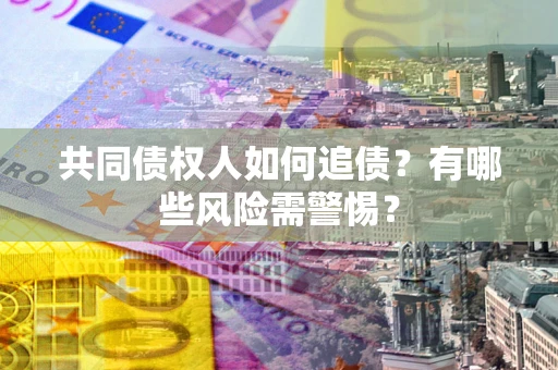 武汉共同债权人如何追债？有哪些风险需警惕？