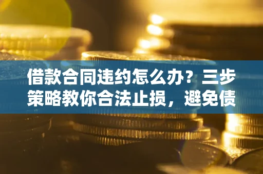 武汉借款合同违约怎么办？三步策略教你合法止损，避免债务危机升级