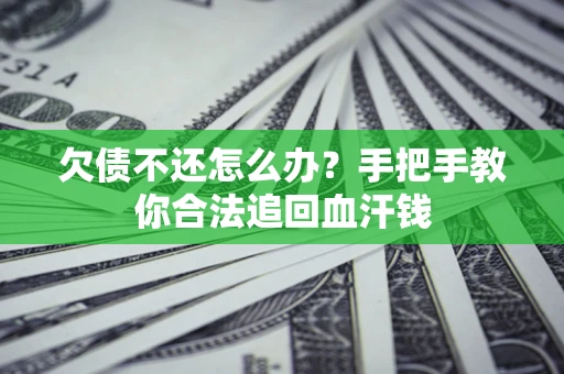 武汉欠债不还怎么办?手把手教你合法追回血汗钱 武汉欠债不还怎么办?手把手教你合法追回血汗钱