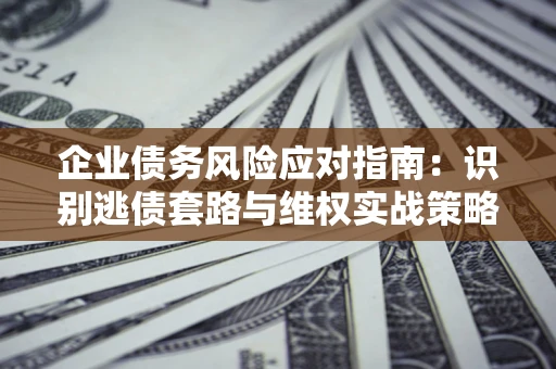 武汉企业债务风险应对指南：识别逃债套路与维权实战策略
